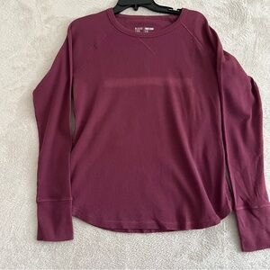 5.11 Tactical Zora Tunic Top Womens Medium Thermal Pullover Long Sleeve Burgundy